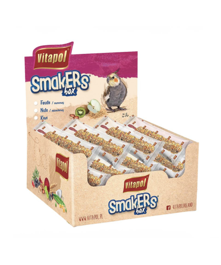 Box of 12 Vitapol Smakers Cockatiel Treat Sticks - Fruit